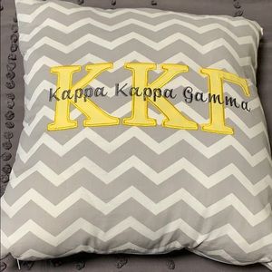 Sorority Kappa Kappa Gamma pillow